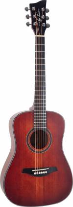 Jay Turser JTA52-SRD 1/2 Sized 6 String RH Acoustic Guitar - Satin Red jta-52-srd