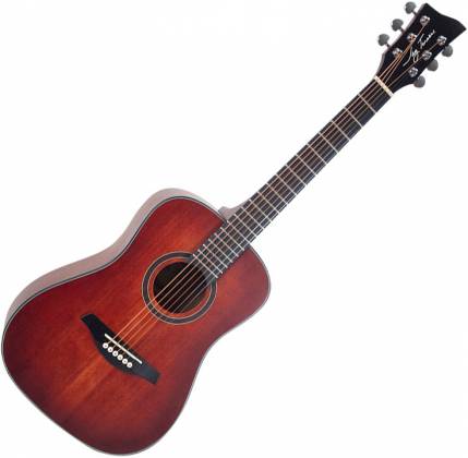 Jay Turser JTA52-SRD 1/2 Sized 6 String RH Acoustic Guitar - Satin Red jta-52-srd