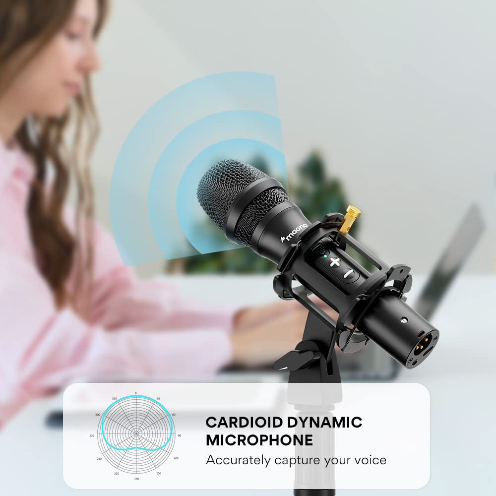 HD300 Dynamic Broadcast USB/XLR Microphone