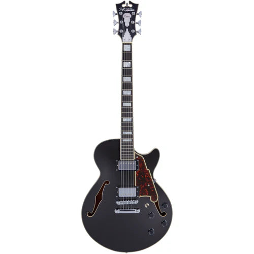 D'Angelico PREMIER SS Series Semi Hollow-Body Electric Guitar (Black Flake)