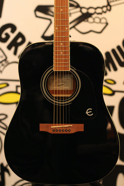 Epiphone Songmaker DR-100 Acoustic Guitar - Ebony