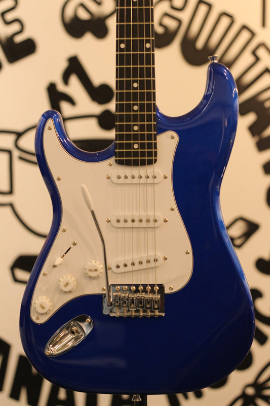 Groove Strat-Shaped Left-Handed Electric guitar - Metallic Blue