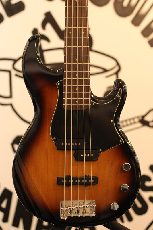 Yamaha BB435 TBS 5-String Electric Bass -Tobacco Brown Sunburst