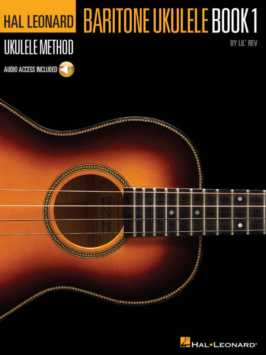 Hal Leonard Baritone Ukulele Method, Book 1- Lil' Rev - Baritone Ukulele - Book/Audio Online