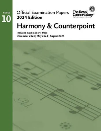 RCM Official Examination Papers: Harmony & Counterpoint, Level 10 - 2020 & 2019 Edition