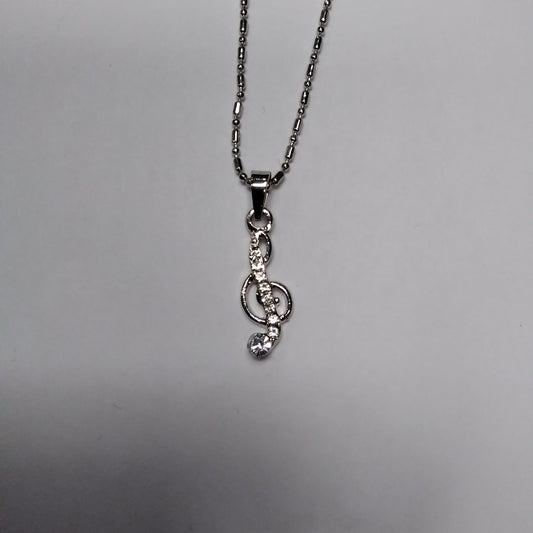 Treble Clef Necklace