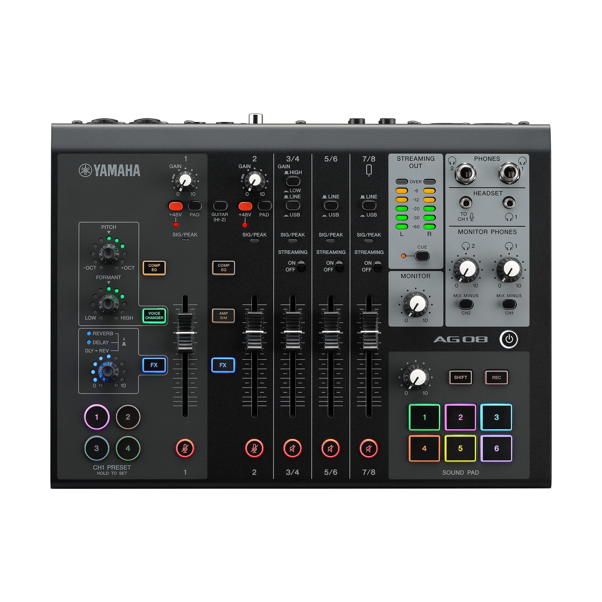 AG08 Live Streaming Mixer – Granata Music Ltd